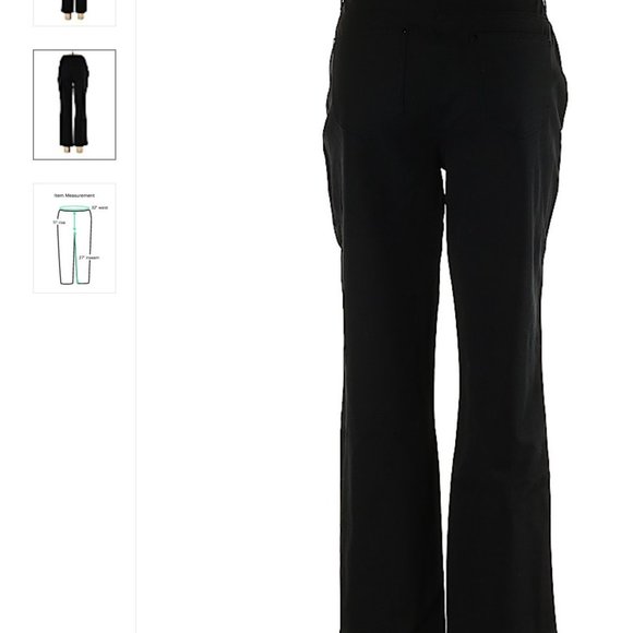 CHICO'S SO SLIMMING JEANS BLACK SIZE 1.5 PRE-OWNED AND TERRIFIC - Picture 2 of 3